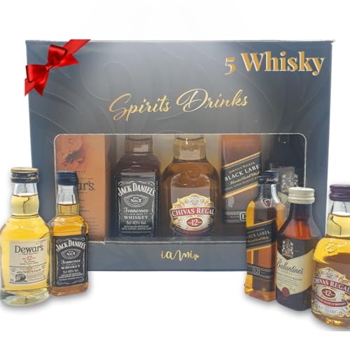 Kit Mini Whisky | Caja Regalo con 5 Mini...