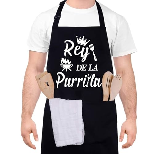 FRIUSATE Delantales de Cocina, Ajustable...