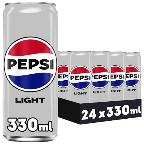Pepsi Light, 330 ml, Pack 24 Lata