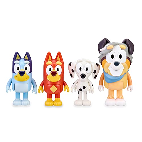 BLUEY - Pack 4 Figuras School, muñecos...
