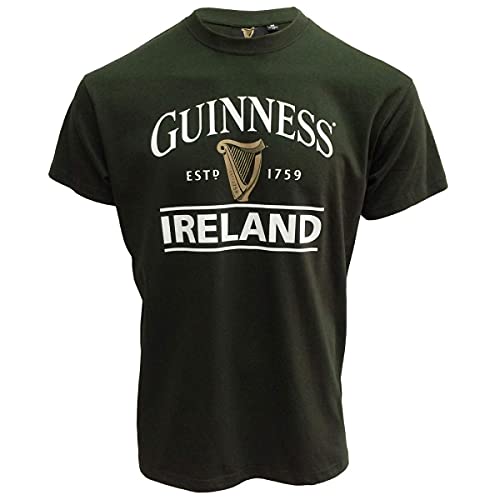 Guinness Dunkelgrün Baumwoll - Camiseta...