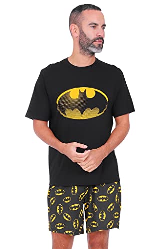 Pijama corto de algodón de Batman,...