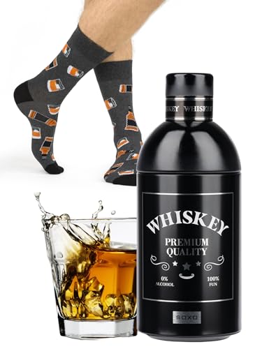 soxo Whisky Calcetines Hombre Divertidos...