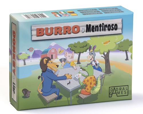 Dadral Games - Juego de Cartas Burro y...