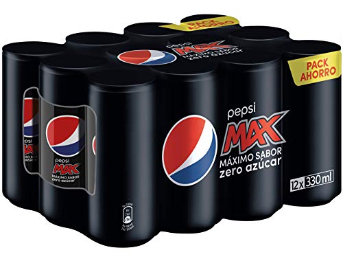 Pepsi MAX 330ml - Refresco de Cola con...