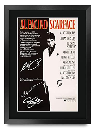 HWC Trading Scarface A3 Enmarcado Regalo...