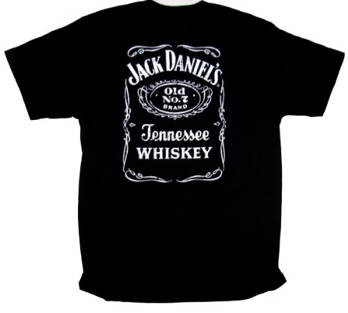 Camiseta Jack Daniels Logo Label 2 Lados...
