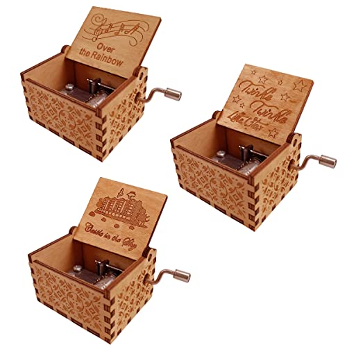 Osuter Caja de Música de Manivela,3...