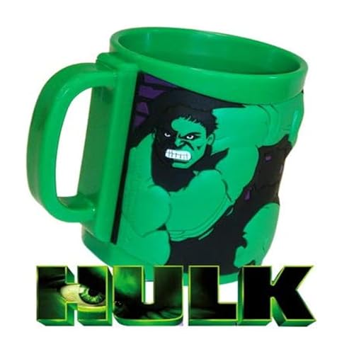 Tazas plastico Hulk de marvel 3D
