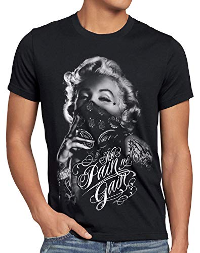 style3 Marilyn Tattoo 'No Pain' Camiseta...