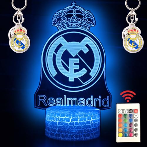 Pack Lámpara 3D escudo madrid + 2...