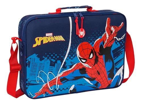 Safta M385, Spiderman Neon-Cartera...