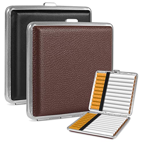 Foonii 2 pitilleros de piel y metal, de...