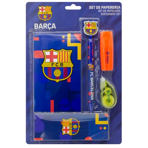 Set de Papelería Barcelona FC con Block...