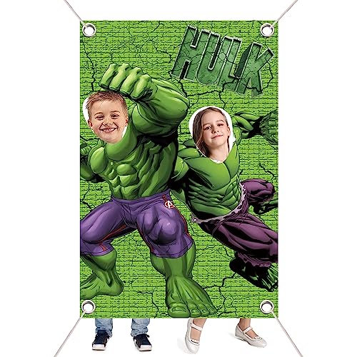 Foto Prop Tela de Fiesta Hulk...