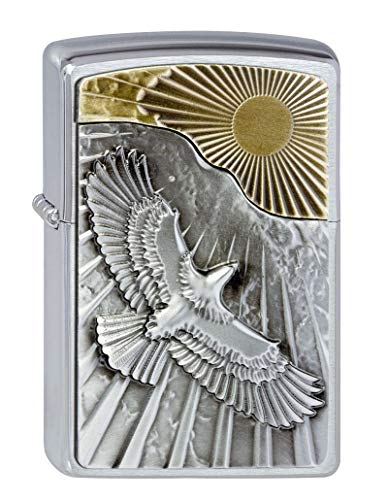 Zippo Eagle Sun Fly Encendedor, Cromo,...