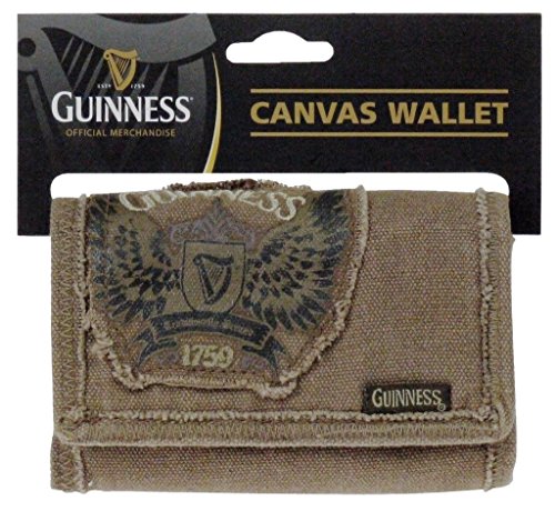 Guinness Brown Canvas Wallet With Wings...