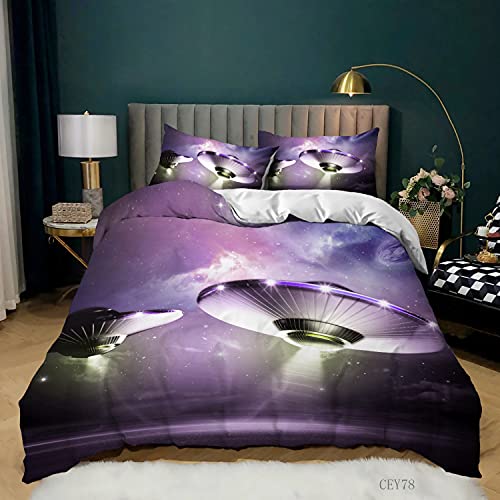 MIUNNG Alien - Juego de ropa de cama con...