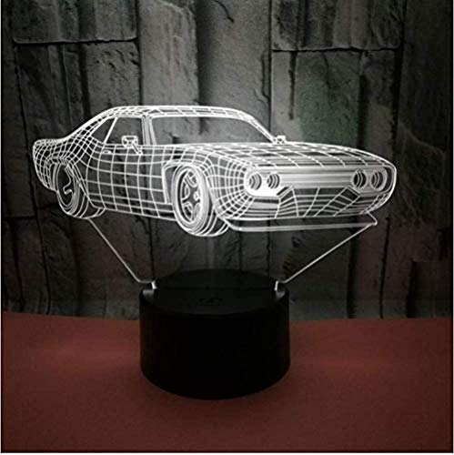 Creative 3D Night Light Supper Car...