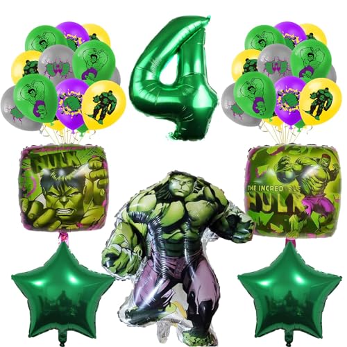 Globos de Cumpleaños Hulk 4...