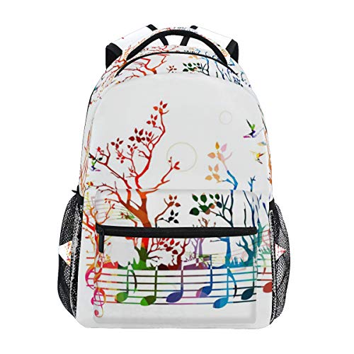 Creative Music Notes Mochila Escolar...