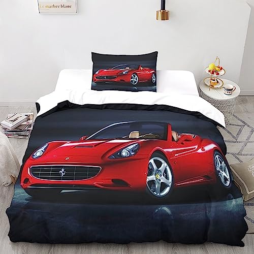 Ferrari Juego De Ropa De Cama Funda...