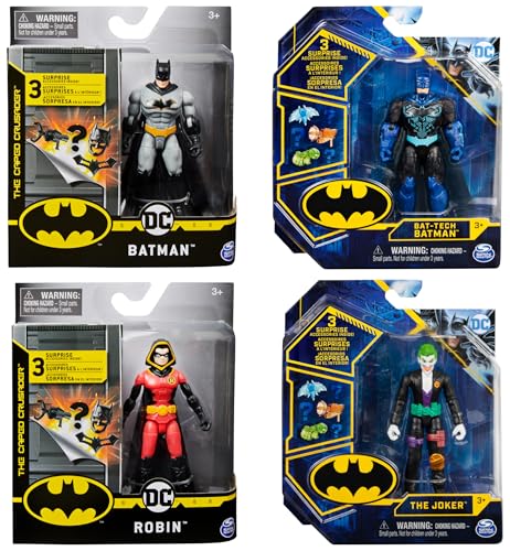 BATMAN-FIGURAS BATMAN BAT TECH 10 CM -...