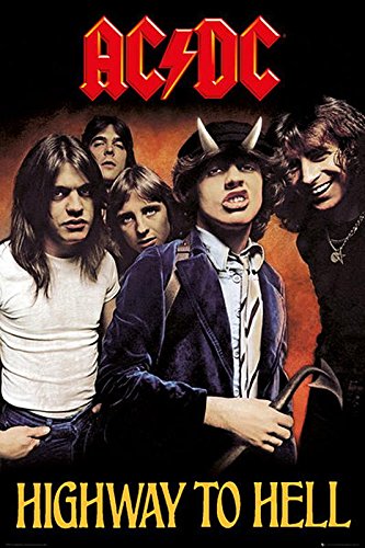 Close Up Póster AC/DC Highway to Hell...