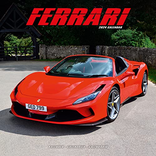 Ferrari Calendar 2024 Square Car Wall...