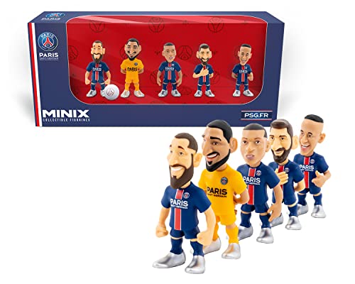 MINIX Pack de 5 Figuras 7 Cms PSG
