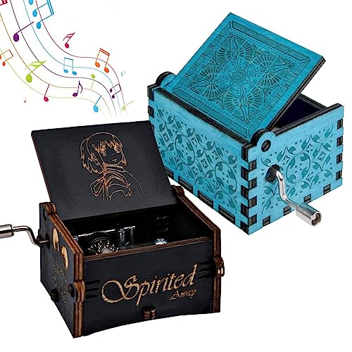 2 Piezas Caja de MúSica de Madera Harry...