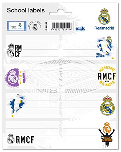 Etiquetas adhesivas Real Madrid -...