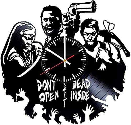 AVJERA Walking Dead Vinyl Record Retro...