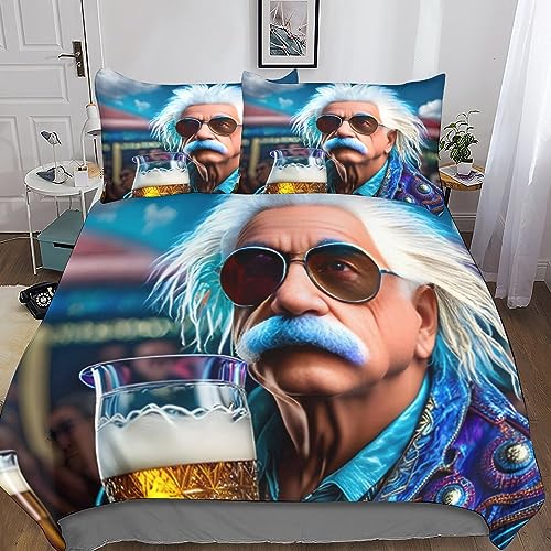 Einstein Funda De Edredón 3D, Juegos De...