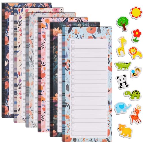 AUAUY 6PCS Bloc de Notas MagnéTico,...