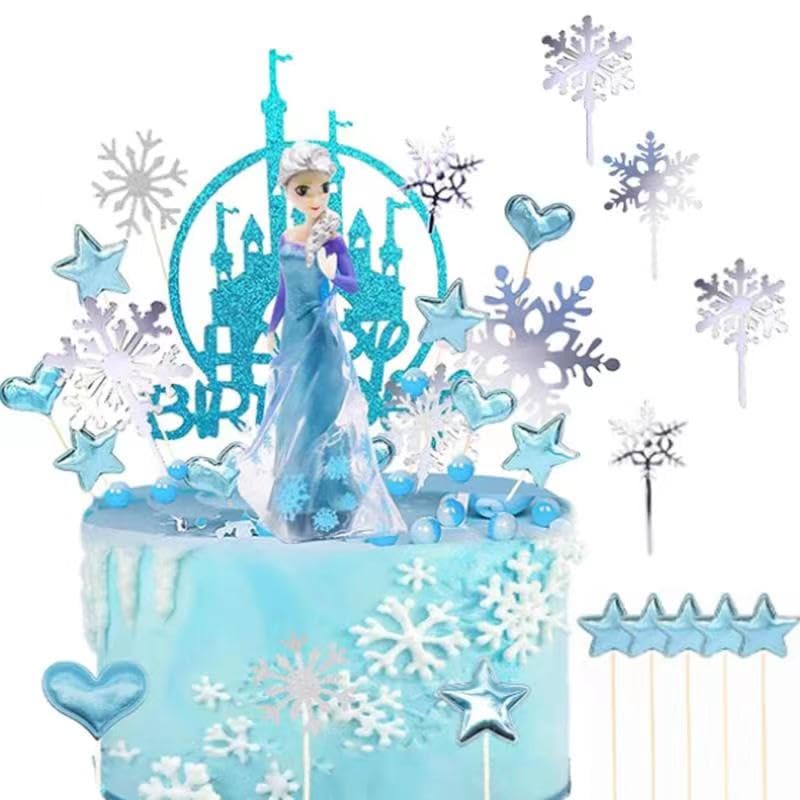 Decoracion Tarta Frozen, 26 Piezas...