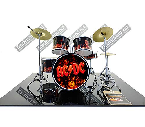 Mini Drum kit AC/DC angus young brian...