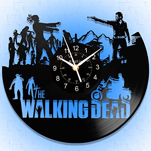 QIANGGE The Walking Dead Reloj de disco...