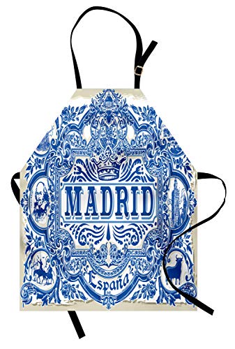 ABAKUHAUS Español Delantal de Cocina,...