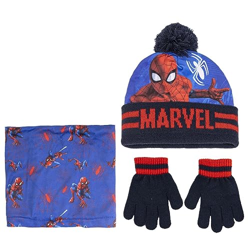 Spiderman Conjunto de Gorro, Guantes y...