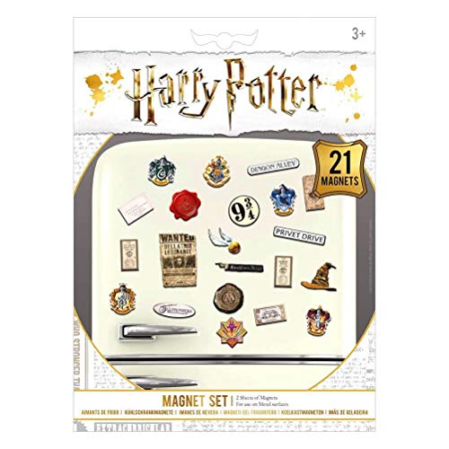 HARRY POTTER Set Imanes, Multicolor, 18...