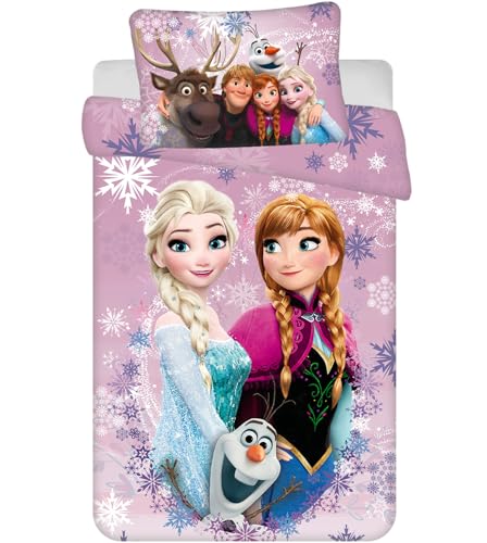 Disney Frozen - Ropa de cama para bebé,...