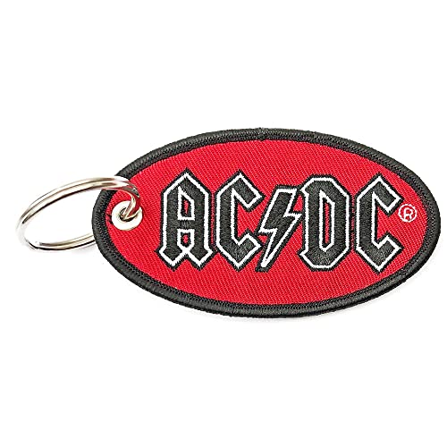 AC/DC Llavero Keychain Oval Classic Band...