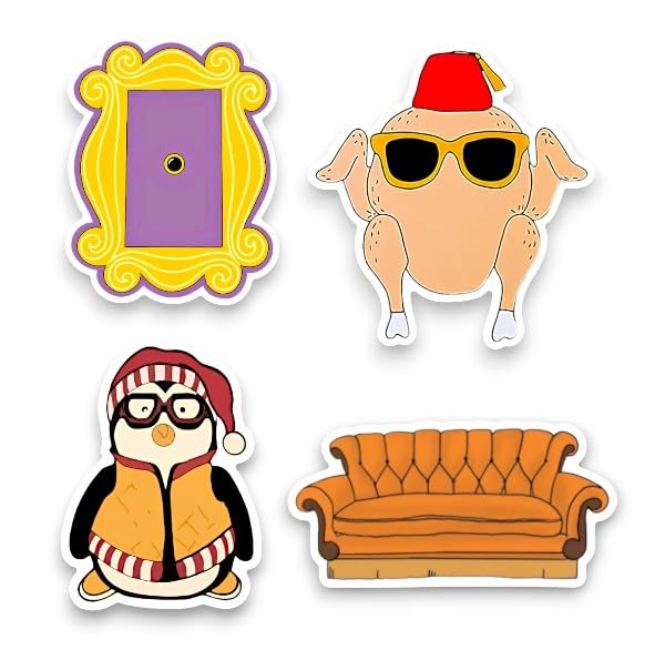 Imanes de nevera de la serie de TV...