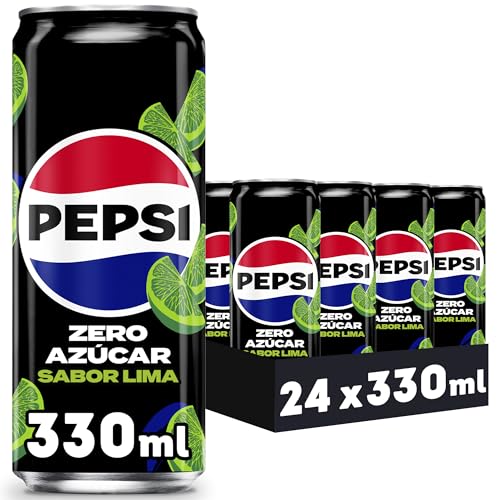 Pepsi Zero Lima, Zero Azúcar, 330ml -...