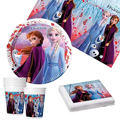 Disney - Vajilla Frozen infantil, Fiesta...