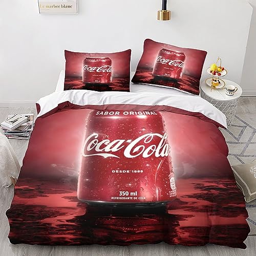 Coca - Cola Funda Nórdica 3D Impresión...