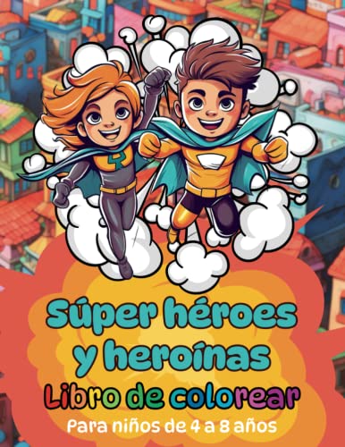 Libro de colorear superhéroes y...