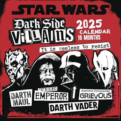 Star wars (villains) 2025 calendario 30...