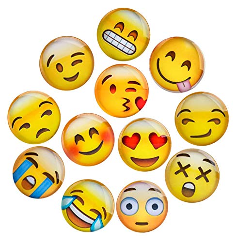 Lesfit Emoji Imanes, 12 Pieza Imanes...